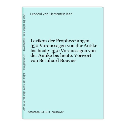 Lexikon der prophezeiungen - der,