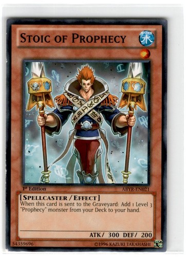 Stoic of prohecy - stoic,